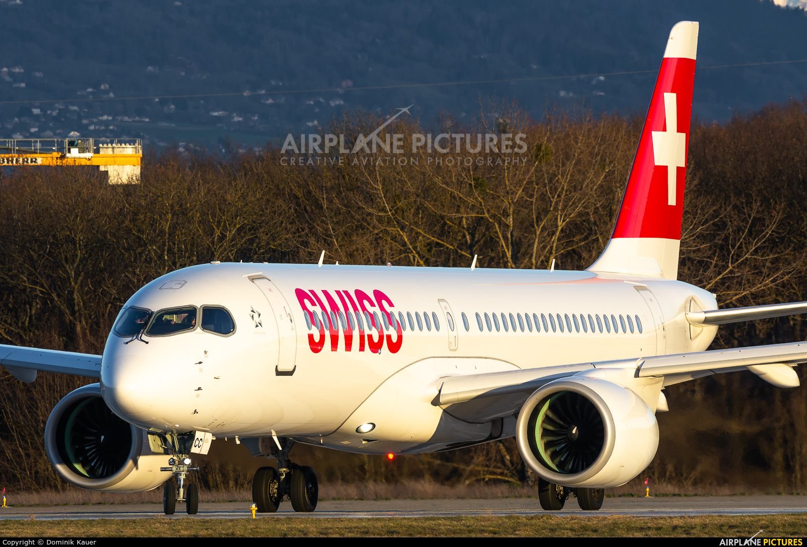 Swiss HB-JCC aircraft at Geneva Intl
