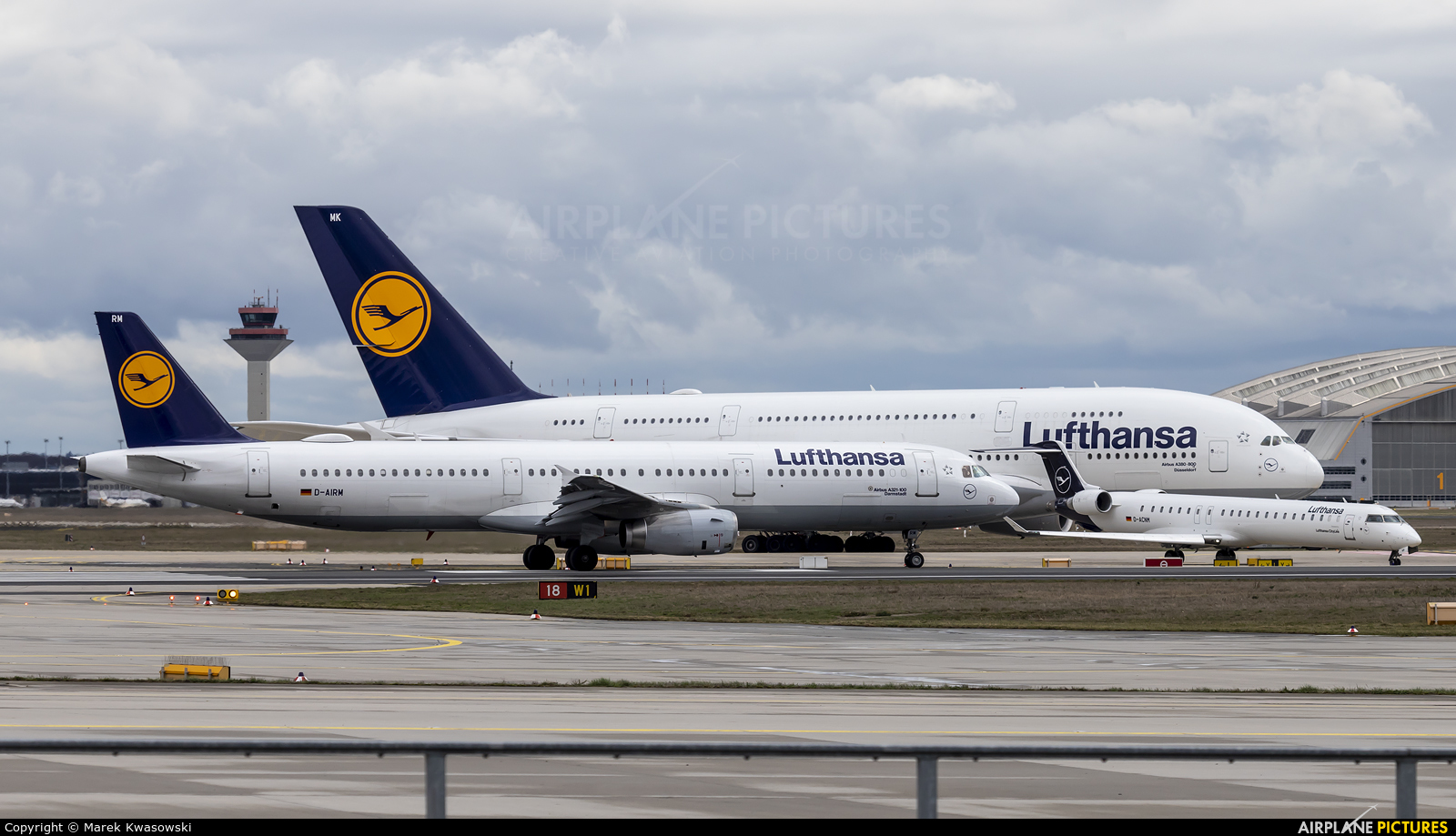 Lufthansa D-AIRM aircraft at Frankfurt