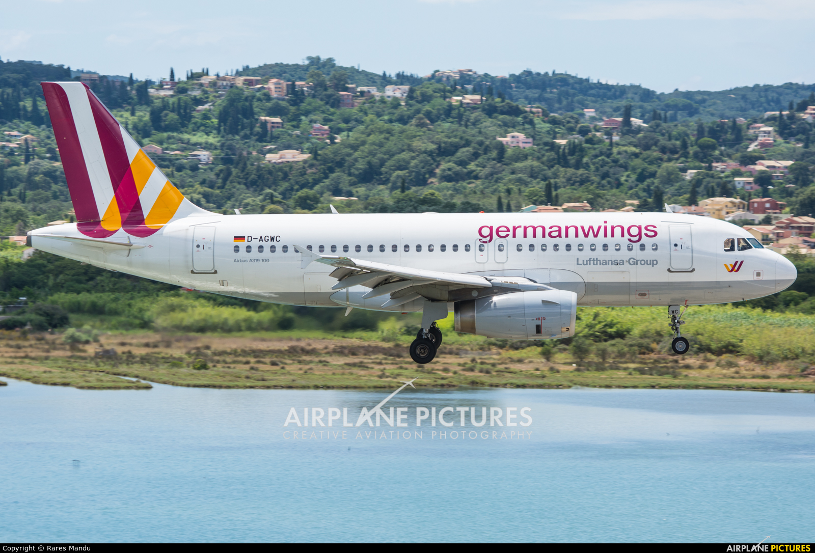 Germanwings D-AGWC aircraft at Corfu - Ioannis Kapodistrias