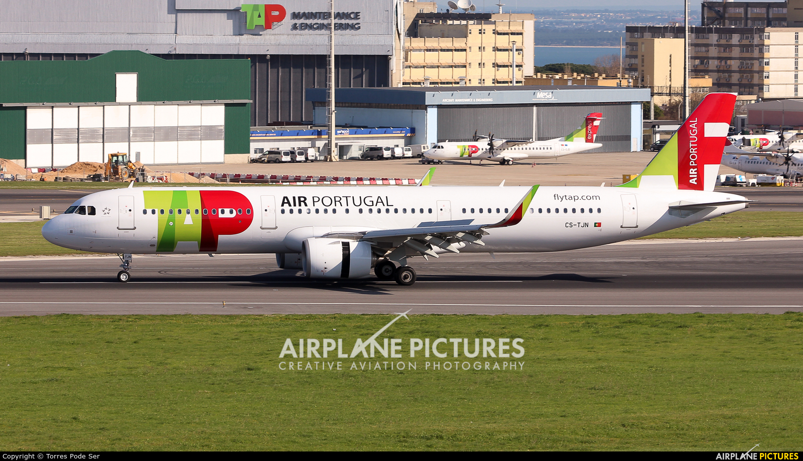TAP Portugal CS-TJN aircraft at Lisbon