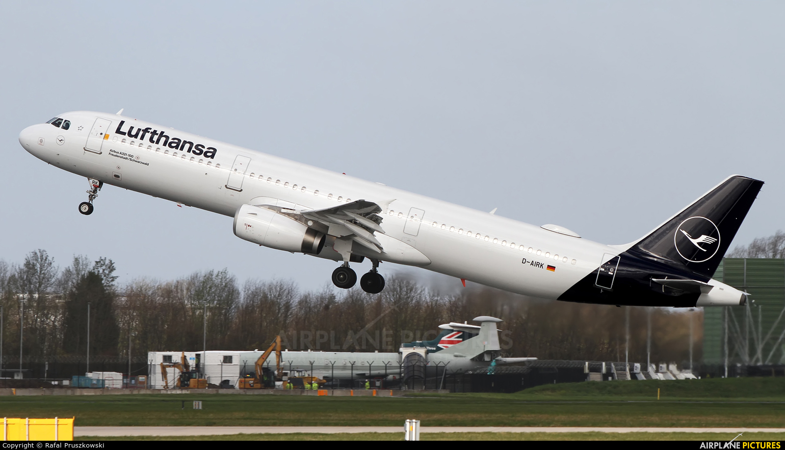Lufthansa D-AIRK aircraft at Manchester