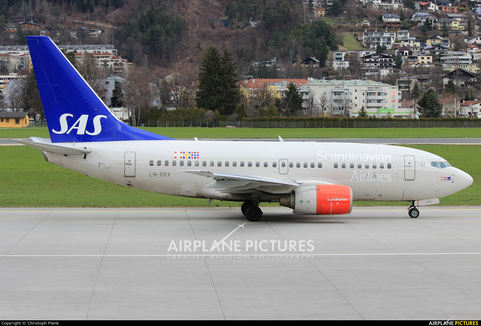 SAS - Scandinavian Airlines LN-RRX aircraft at Innsbruck