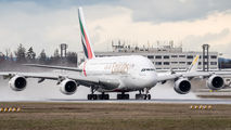 A6-EDS - Emirates Airlines Airbus A380 aircraft