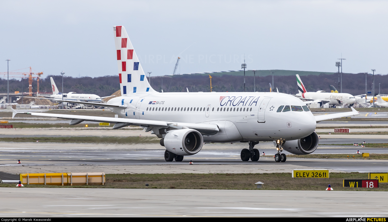 Croatia Airlines 9A-CTG aircraft at Frankfurt