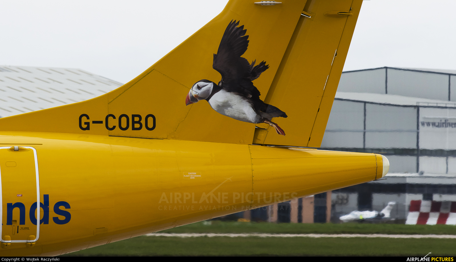 Aurigny Air Services G-COBO aircraft at Manchester