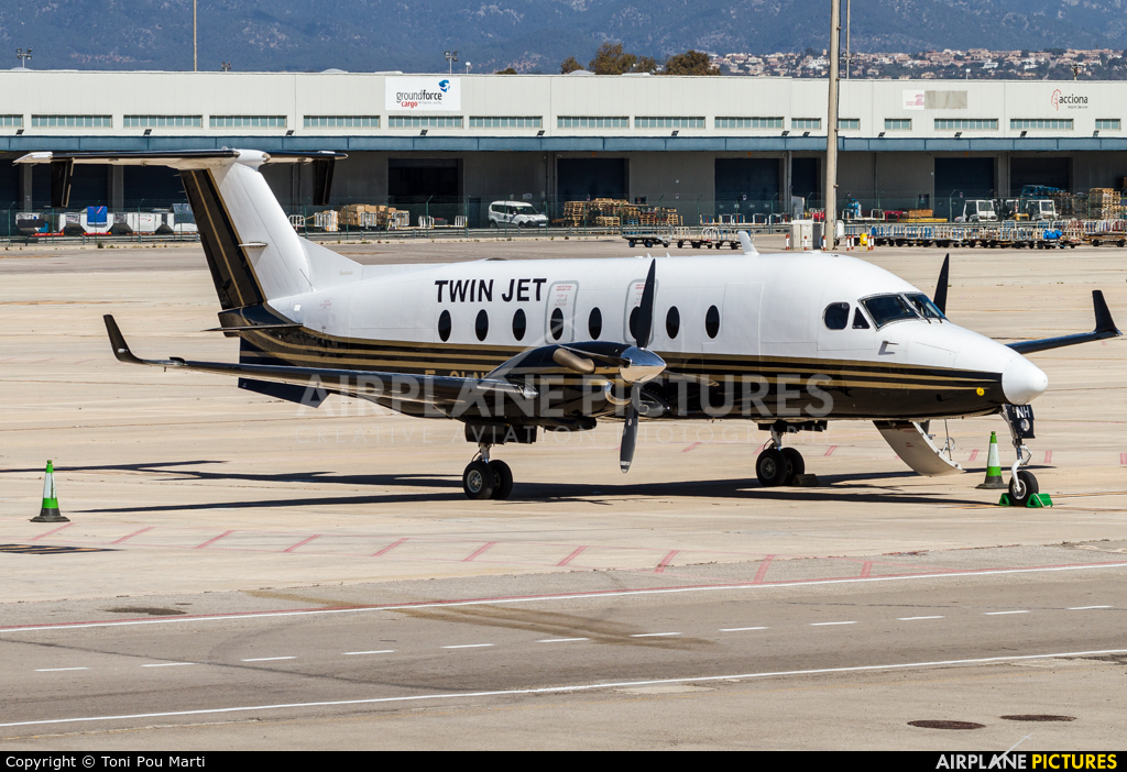 Twin Jet F-GLNH aircraft at Palma de Mallorca