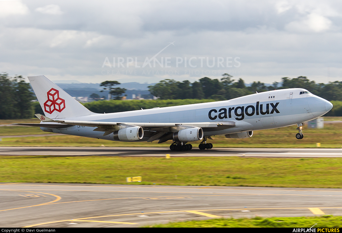 Cargolux LX-ICL aircraft at Curitiba -  Afonso Pena