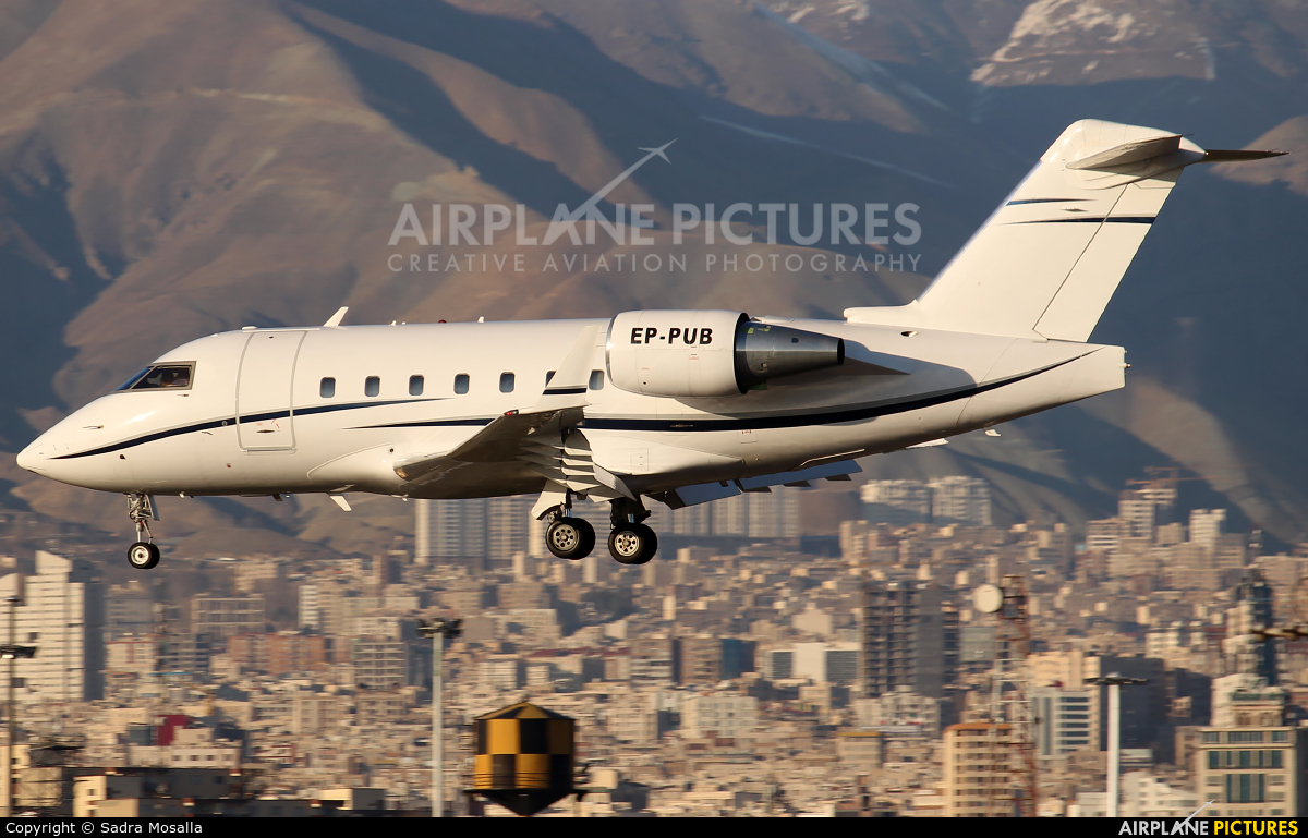 Pouya Air EP-PUB aircraft at Tehran - Mehrabad Intl