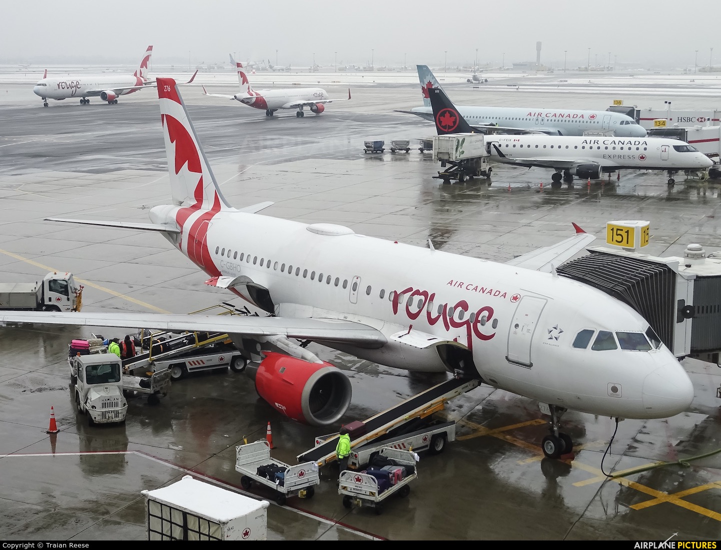 Air Canada Rouge C-GBHO aircraft at Toronto - Pearson Intl, ON