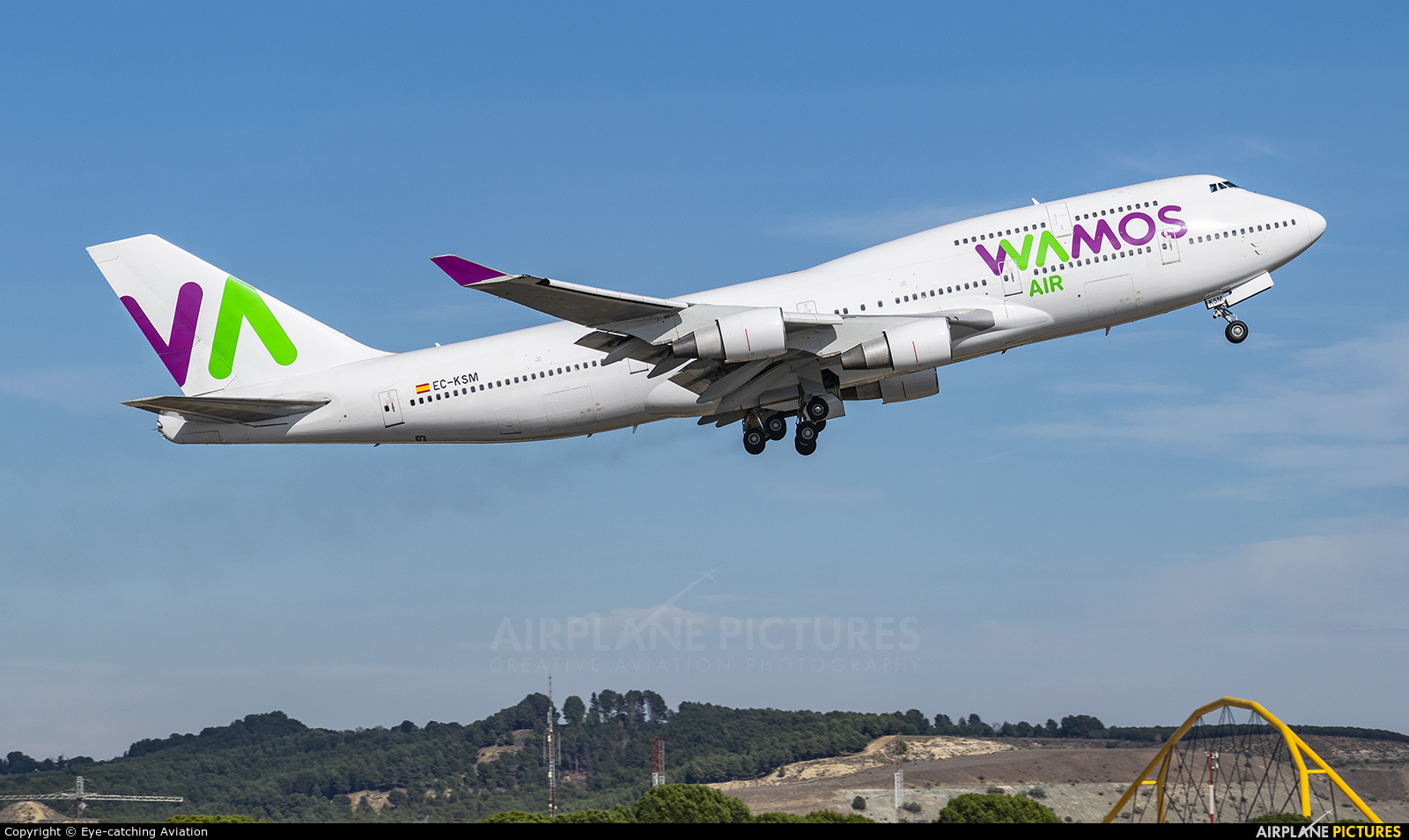 Wamos Air EC-KSM aircraft at Madrid - Barajas
