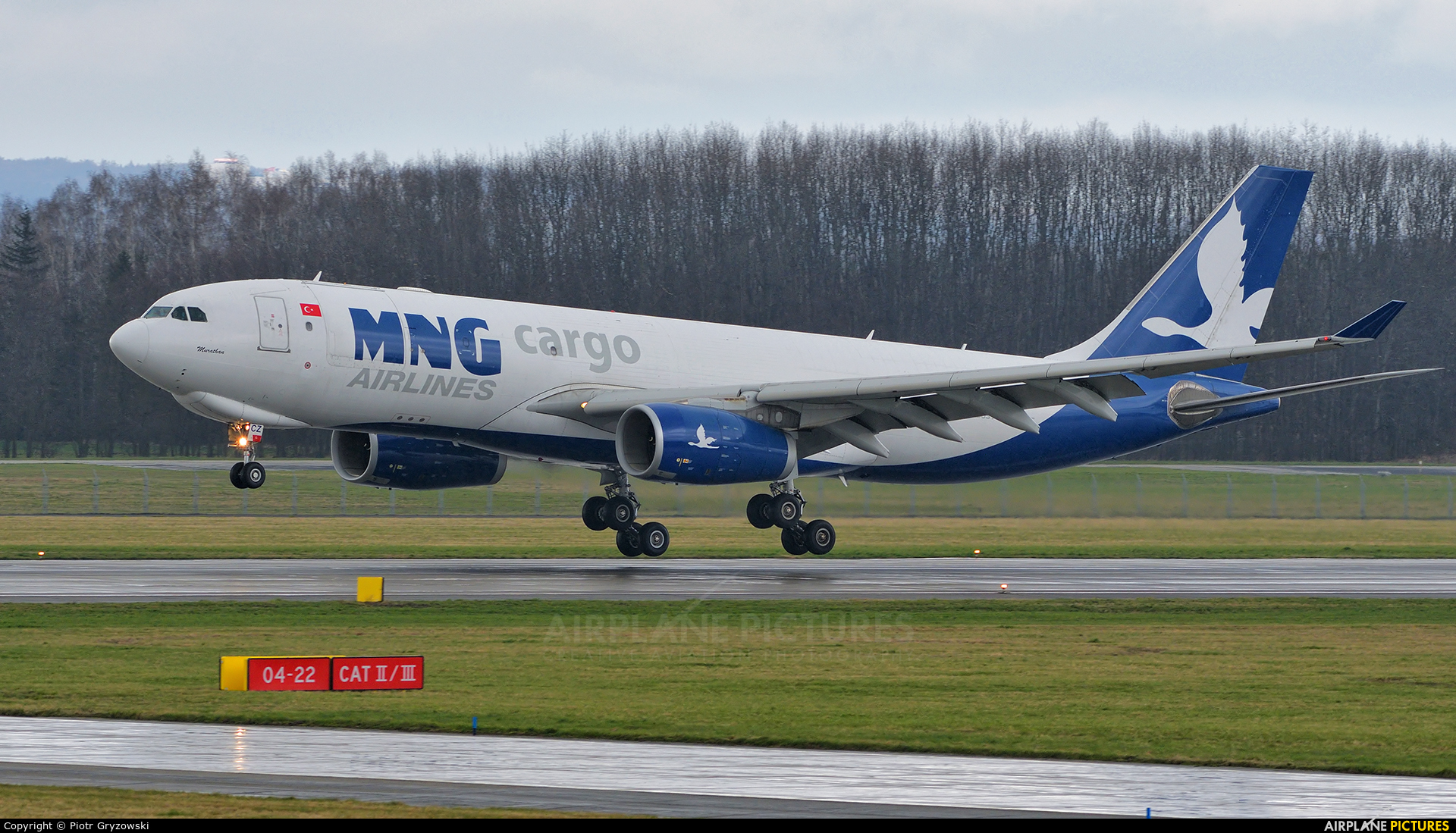 MNG Cargo TC-MCZ aircraft at Ostrava Mošnov