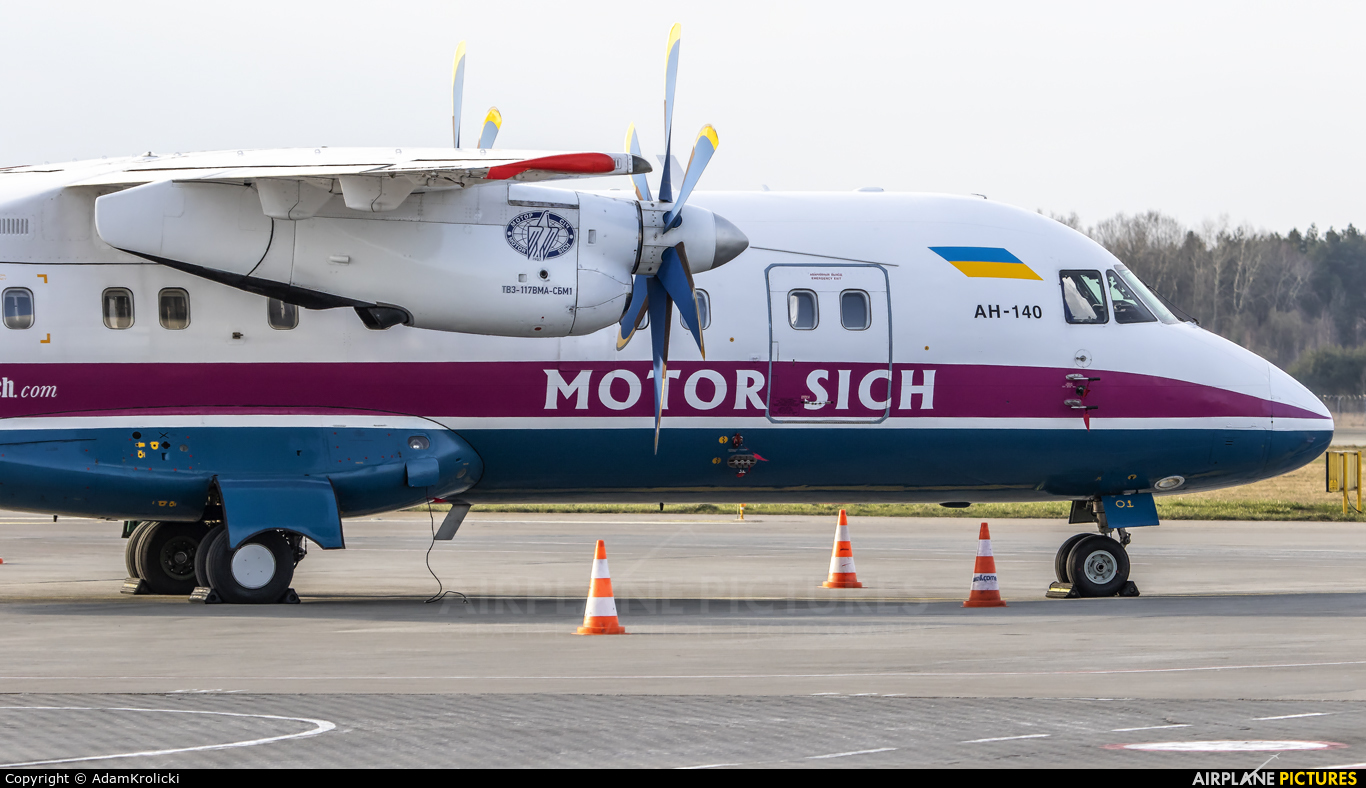 Motor Sich UR-14005 aircraft at Katowice - Pyrzowice