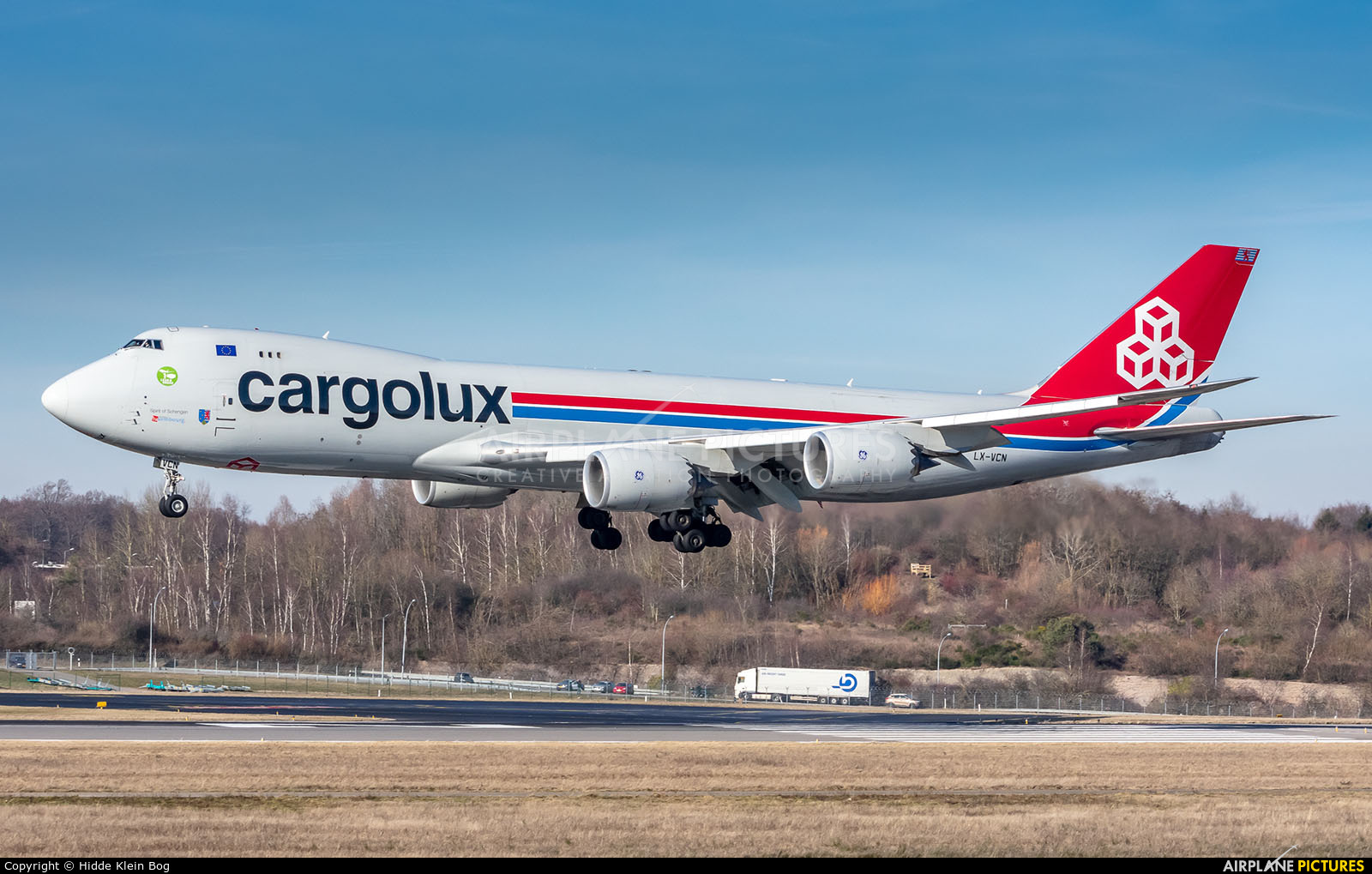 Cargolux LX-VCN aircraft at Luxembourg - Findel