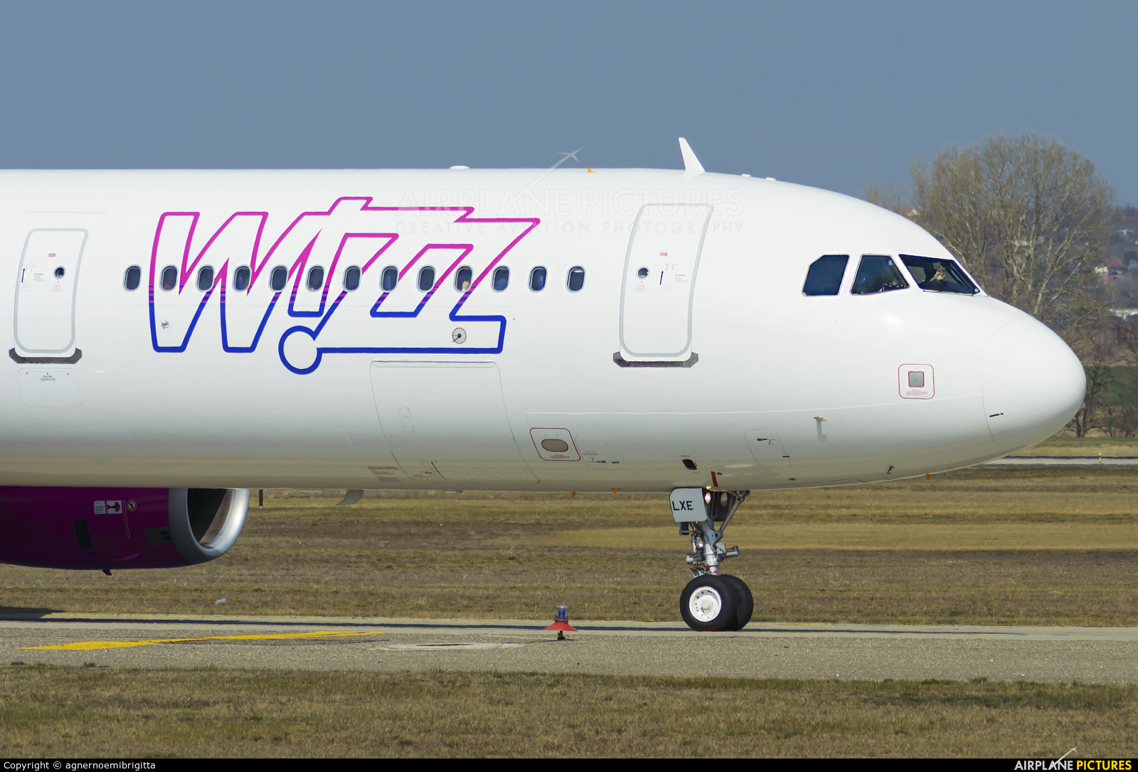 Wizz Air HA-LXE aircraft at Budapest Ferenc Liszt International Airport