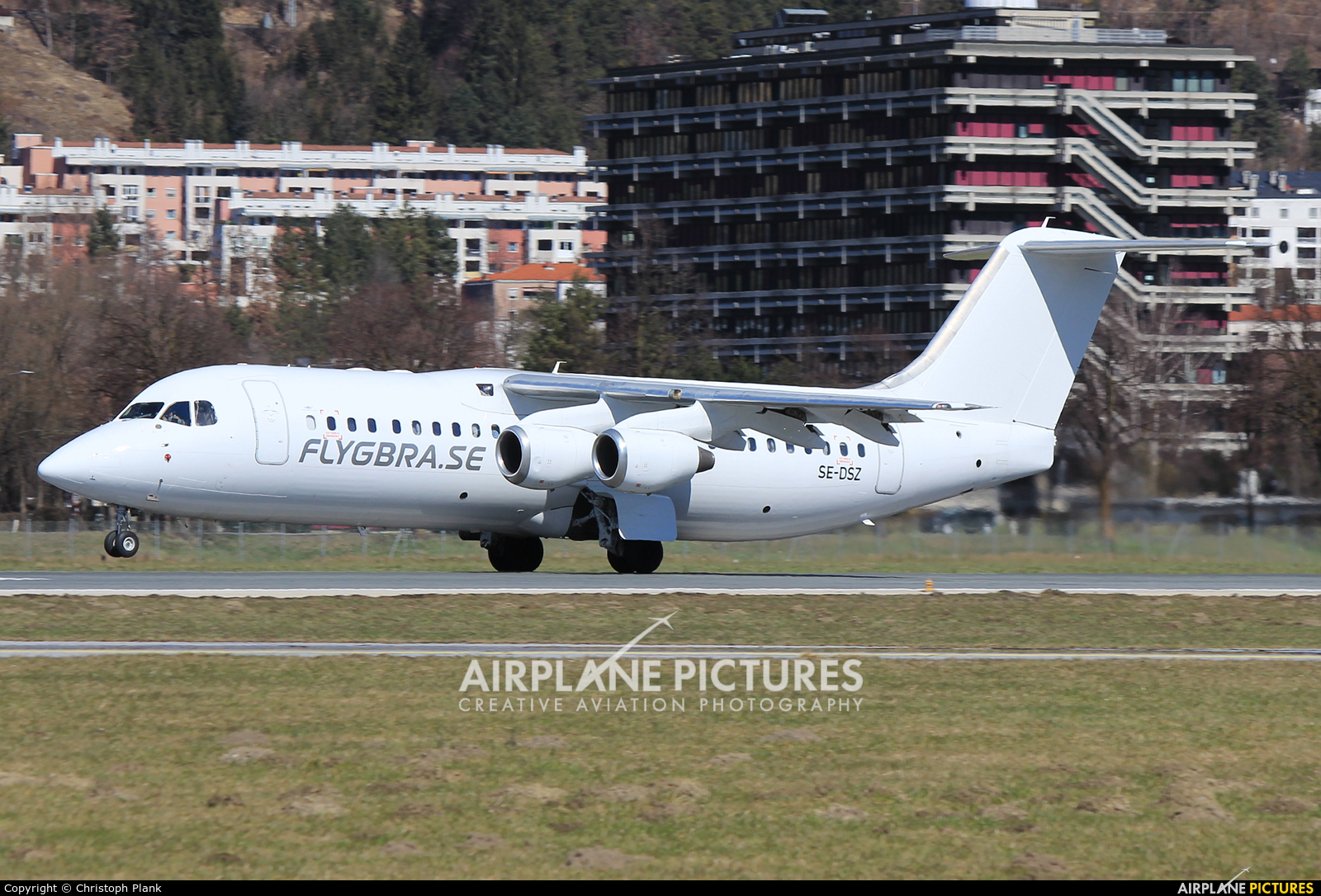 Braathens Regional SE-DSZ aircraft at Innsbruck