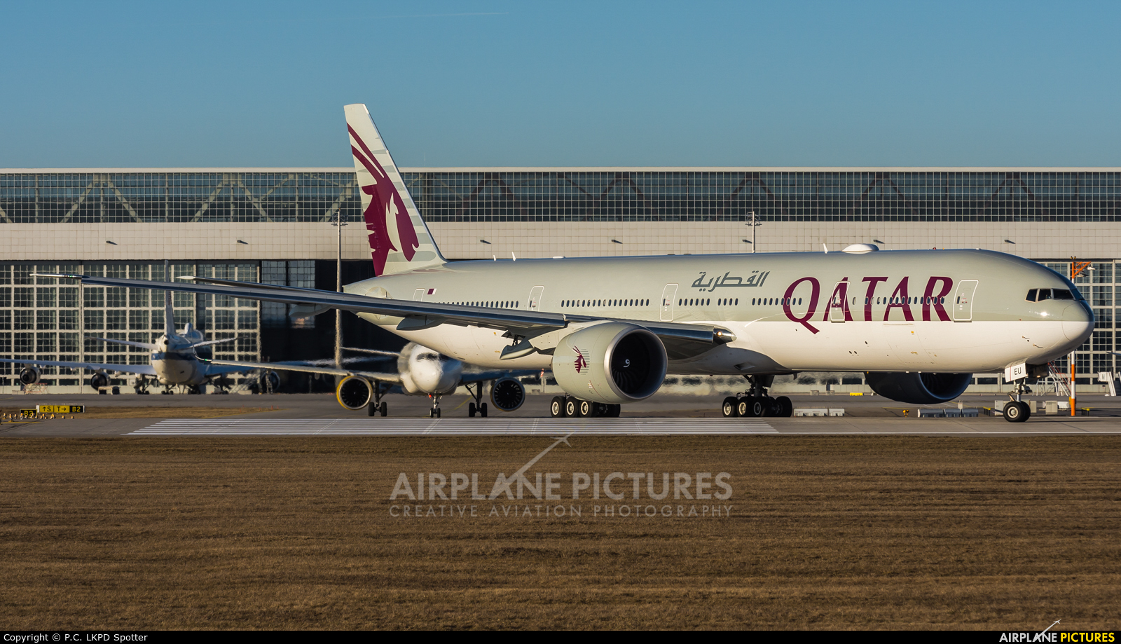 Qatar Airways A7-BEU aircraft at Munich