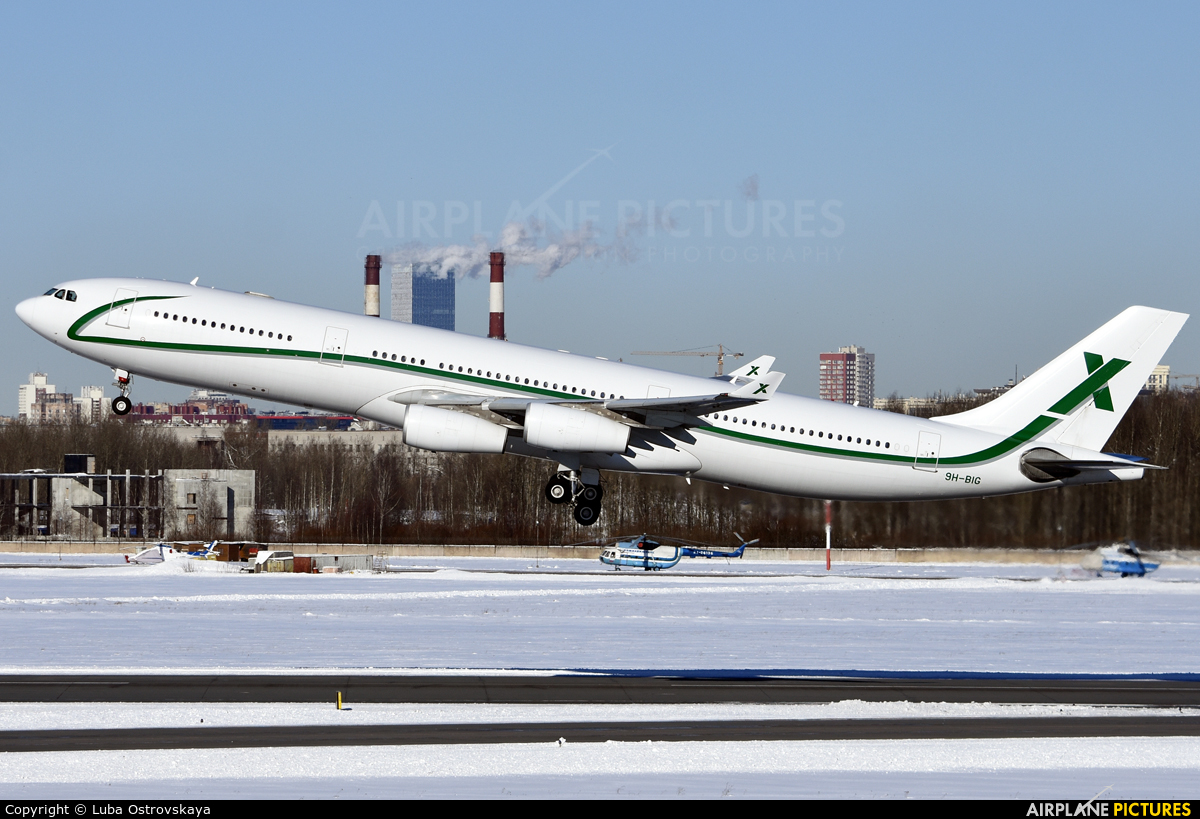 AIR X Charter 9H-BIG aircraft at St. Petersburg - Pulkovo