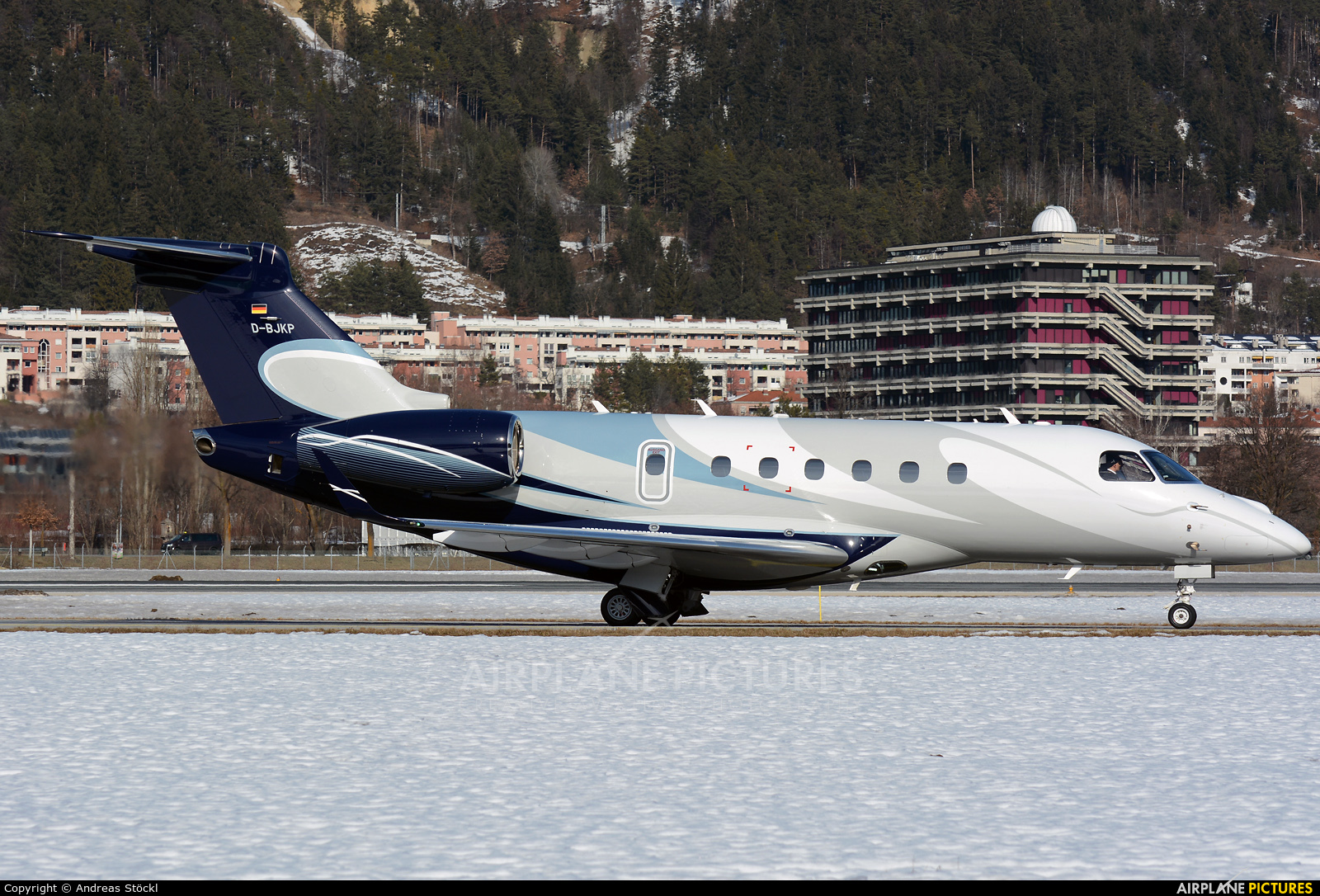 Private D-BJKP aircraft at Innsbruck