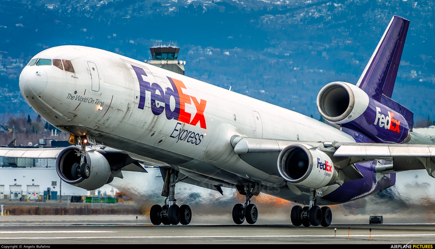 FedEx Federal Express N623FE aircraft at Anchorage - Ted Stevens Intl / Kulis Air National Guard Base