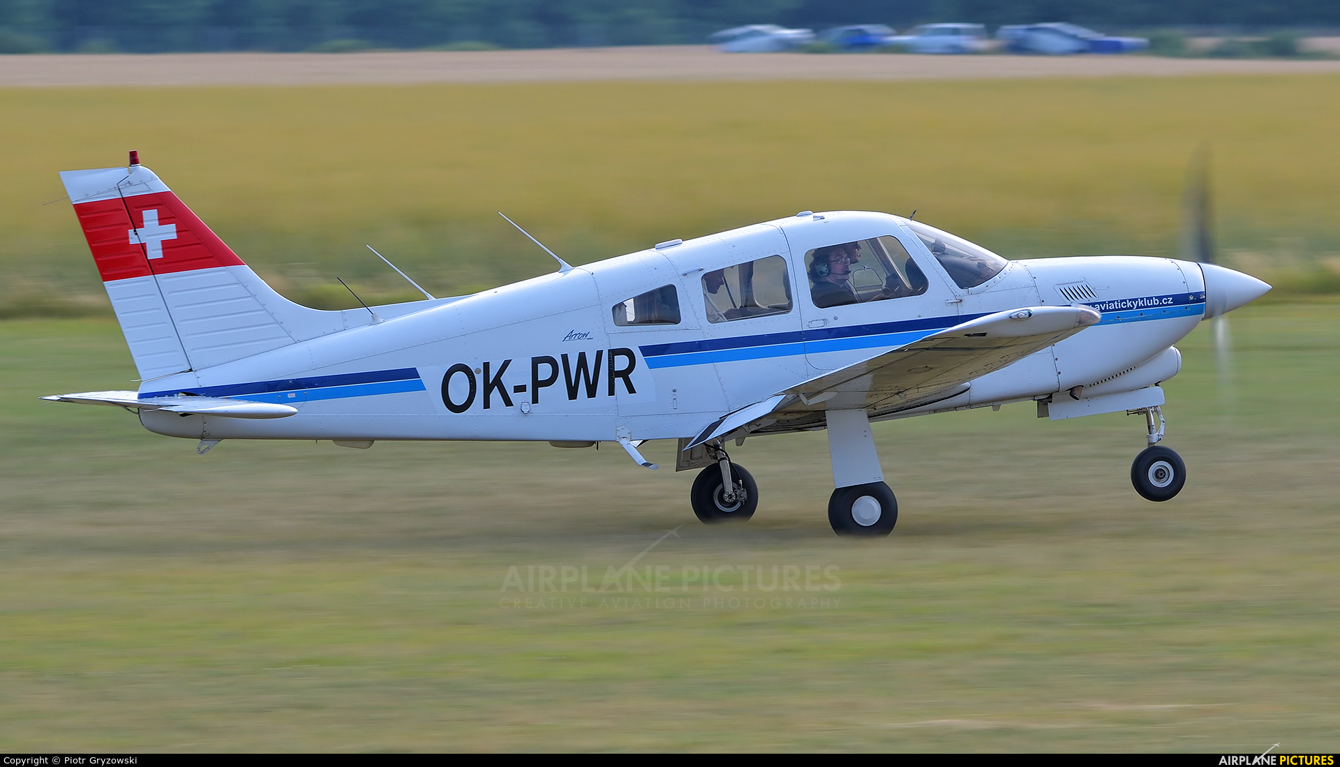 Private OK-PWR aircraft at Roudnice nad Labem