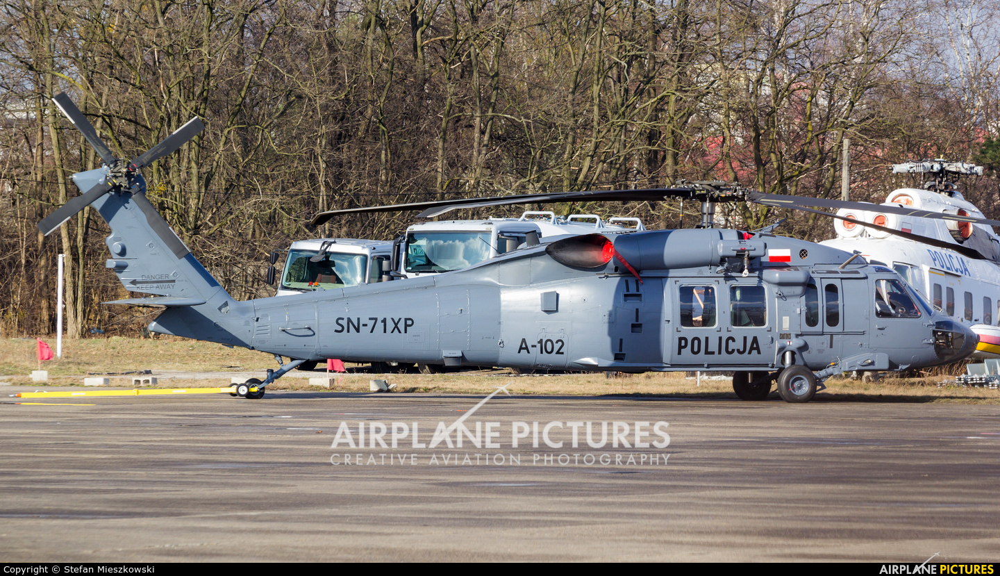 Poland - Police SN-71XP aircraft at Warsaw - Babice
