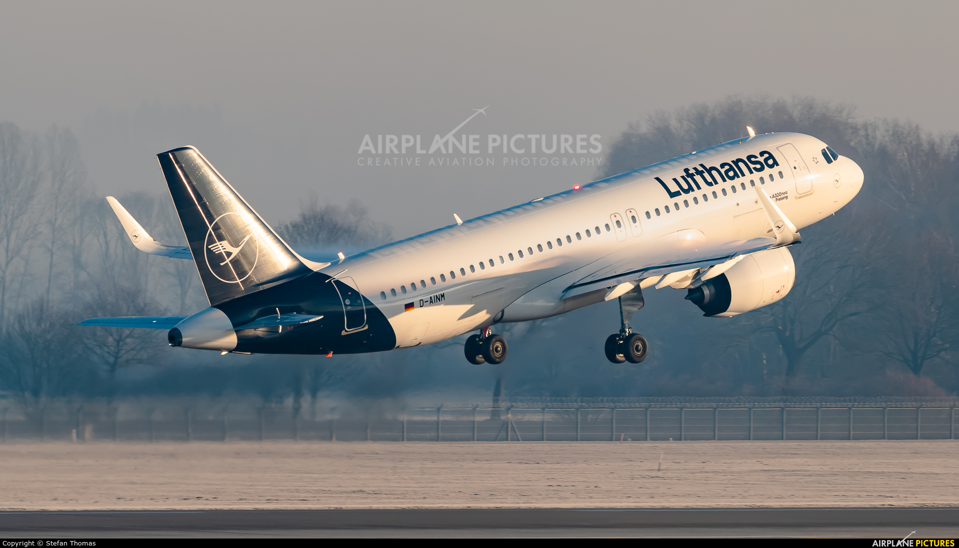 Lufthansa D-AINM aircraft at Munich