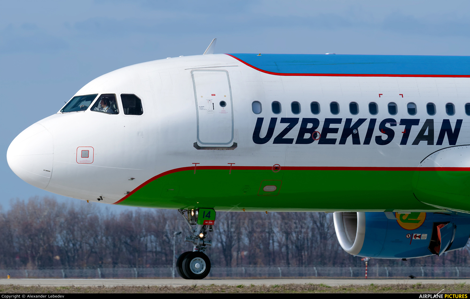 Uzbekistan Airways UK32014 aircraft at Krasnodar