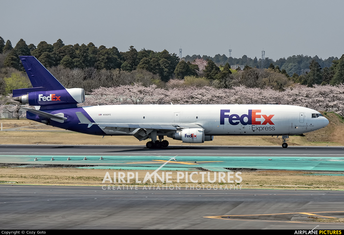 FedEx Federal Express N582FE aircraft at Tokyo - Narita Intl