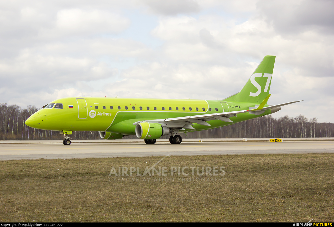 S7 Airlines VQ-BYW aircraft at Moscow - Domodedovo