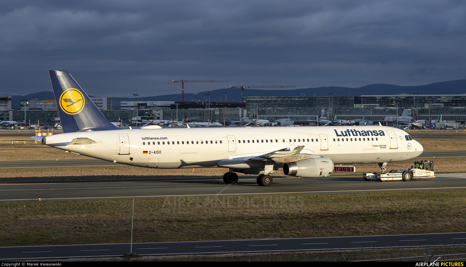 Lufthansa D-AISO aircraft at Frankfurt