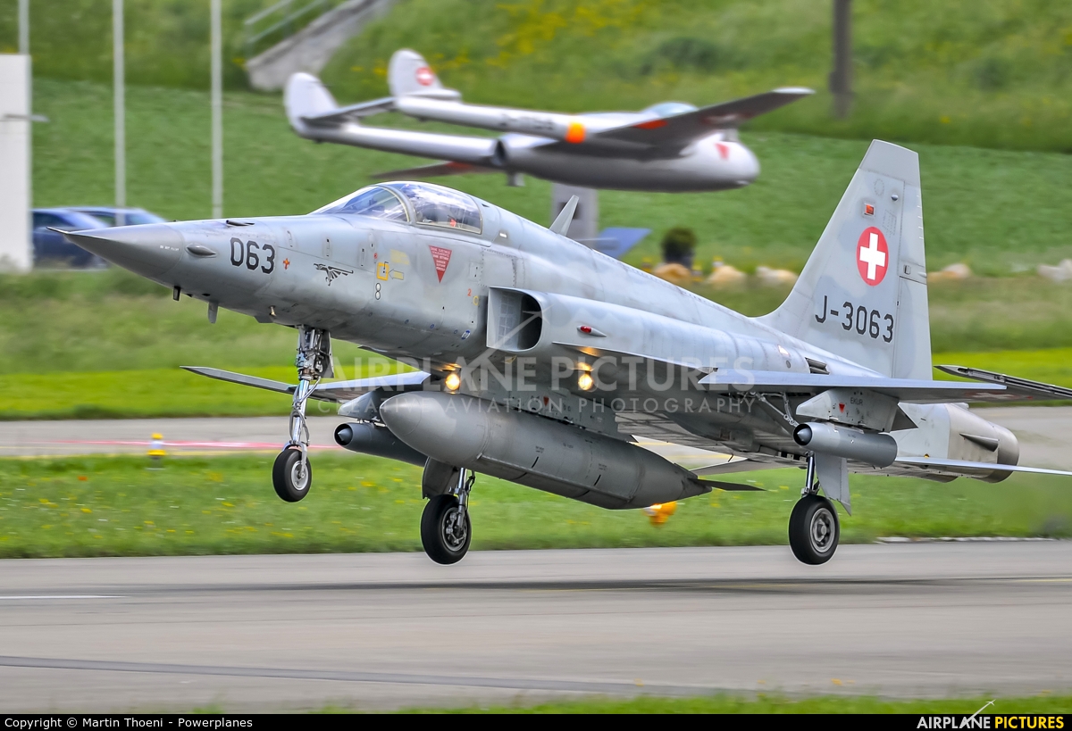 Switzerland - Air Force J-3063 aircraft at Payerne