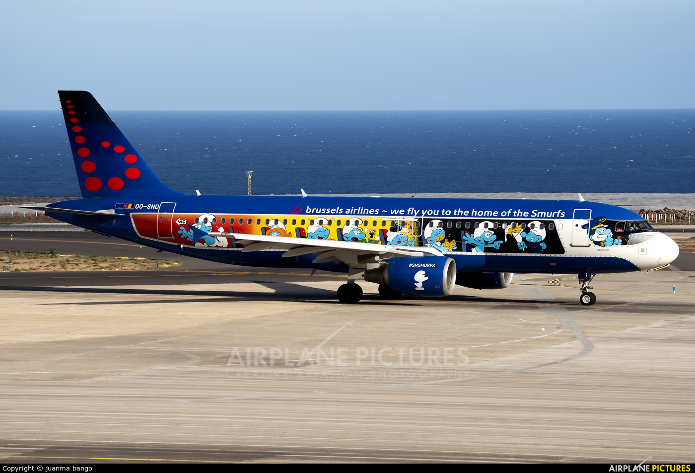 Brussels Airlines OO-SND aircraft at Tenerife Sur - Reina Sofia