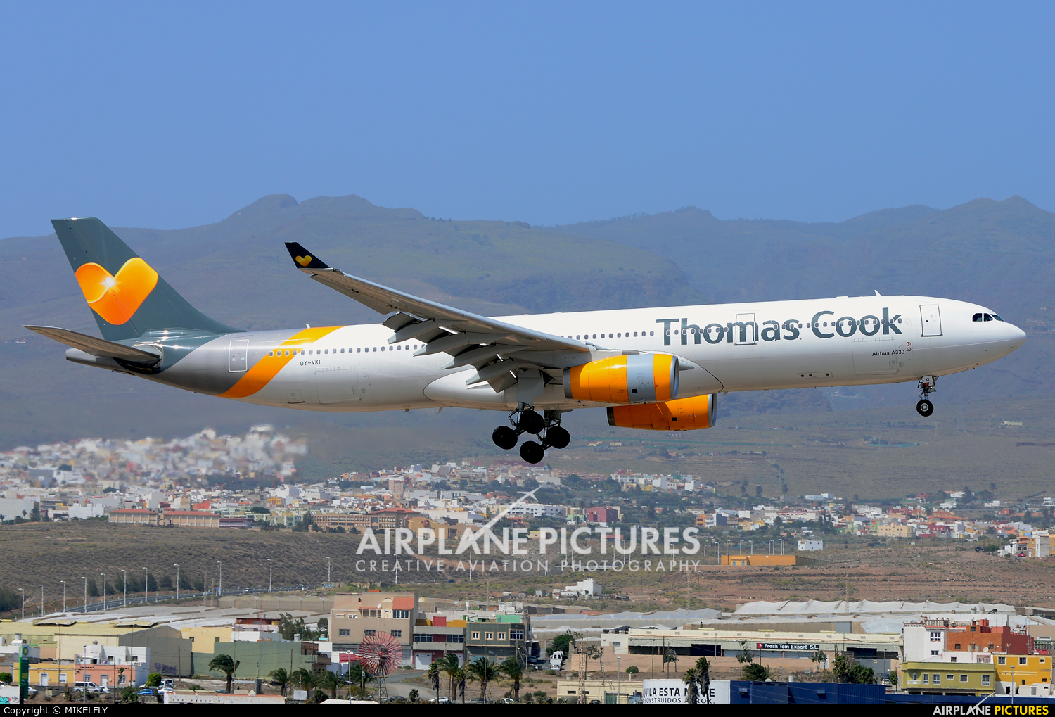 Thomas Cook Scandinavia OY-VKI aircraft at Aeropuerto de Gran Canaria