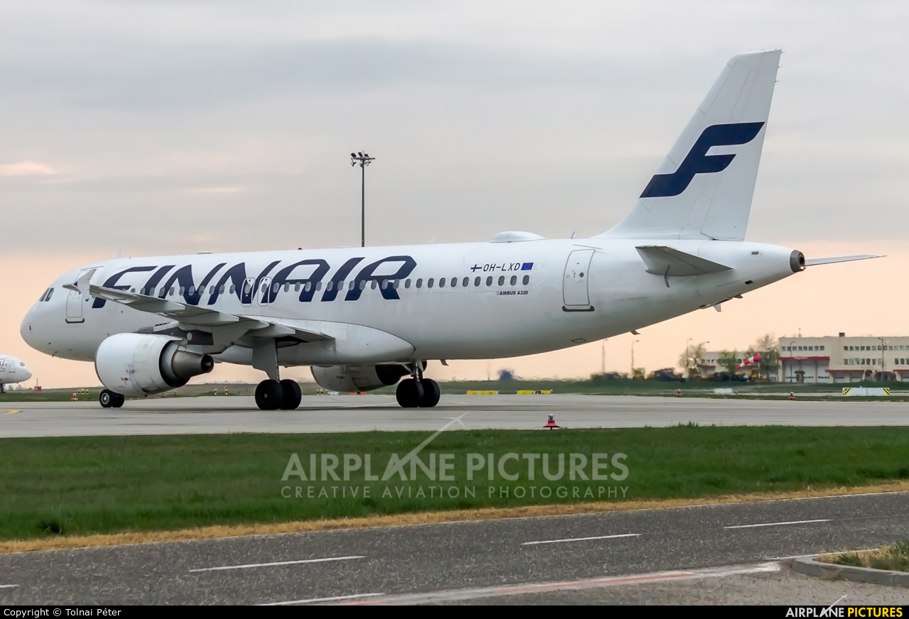 Finnair OH-LXD aircraft at Budapest Ferenc Liszt International Airport