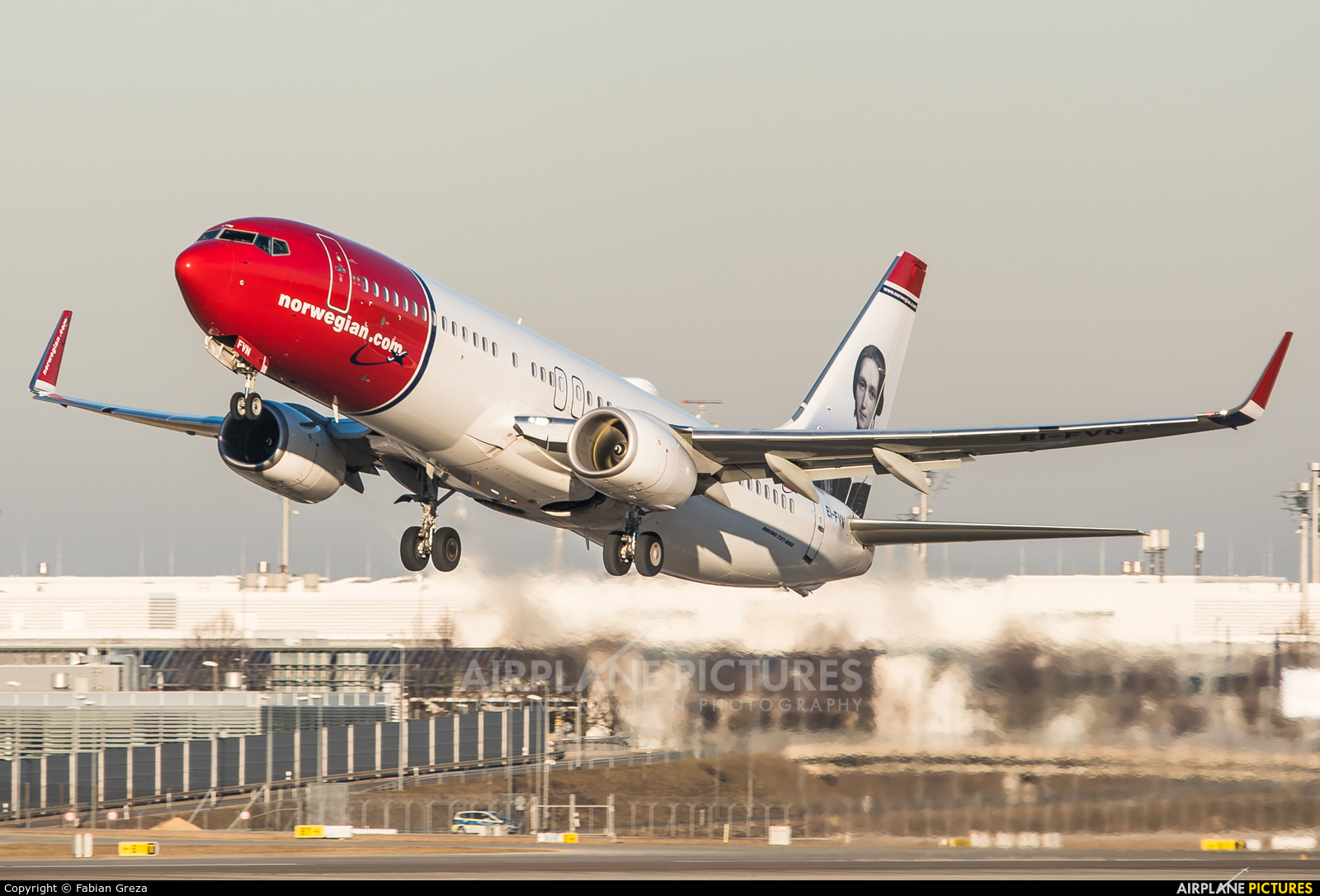 Norwegian Air International EI-FVN aircraft at Munich