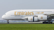 A6-EUA - Emirates Airlines Airbus A380 aircraft
