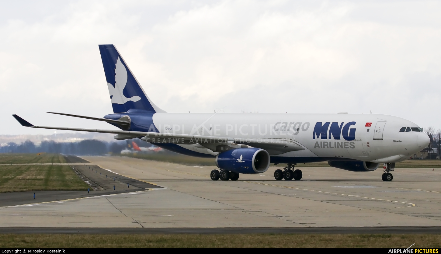 MNG Cargo TC-MCZ aircraft at Ostrava Mošnov
