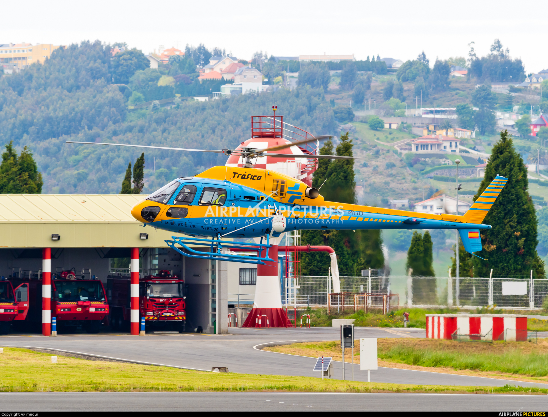 Spain - Government EC-MHU aircraft at La Coruña