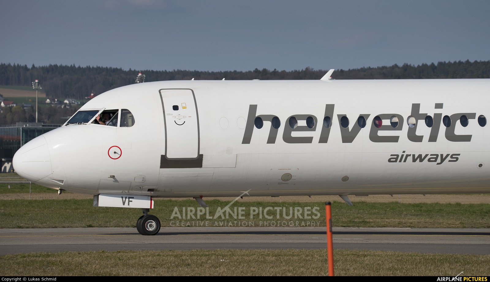 Helvetic Airways HB-JVF aircraft at Zurich