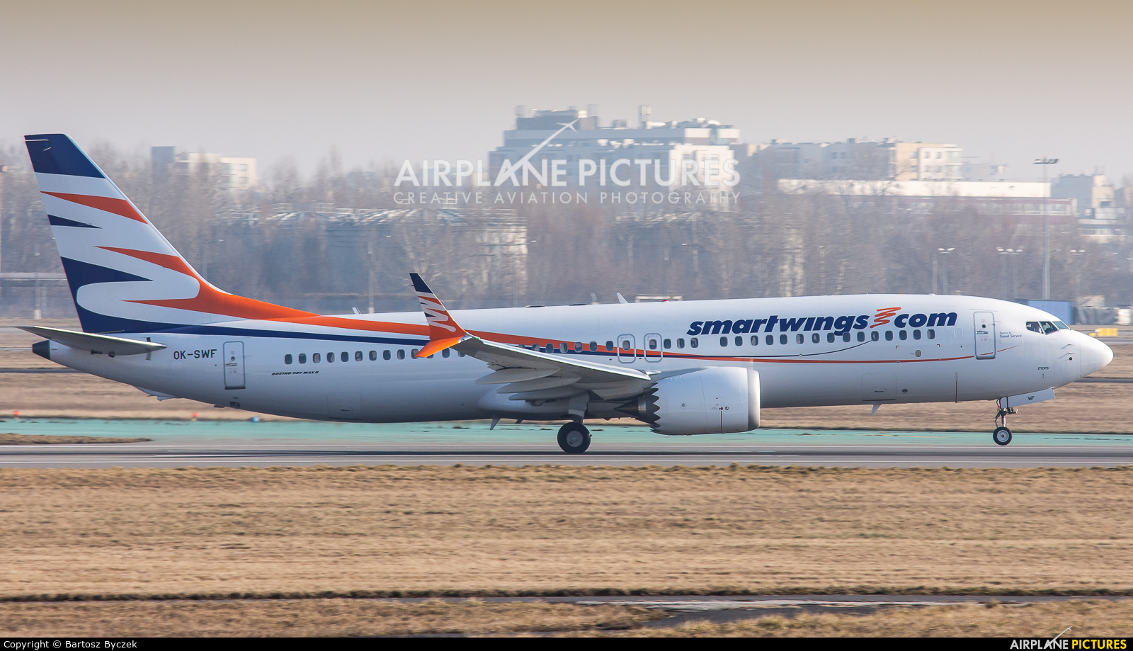 SmartWings OK-SWF aircraft at Warsaw - Frederic Chopin