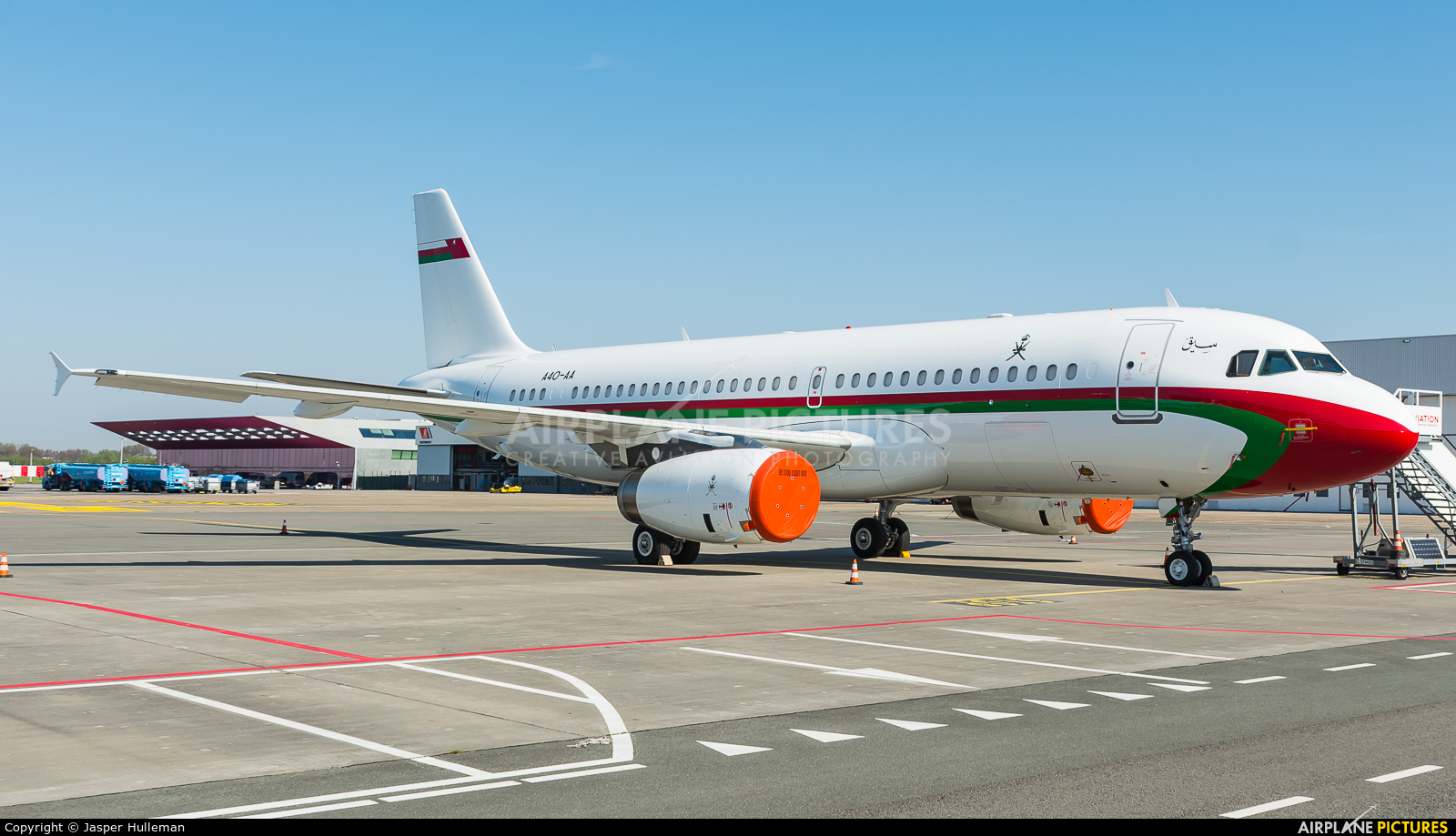 Oman - Air Force A4O-AA aircraft at Amsterdam - Schiphol
