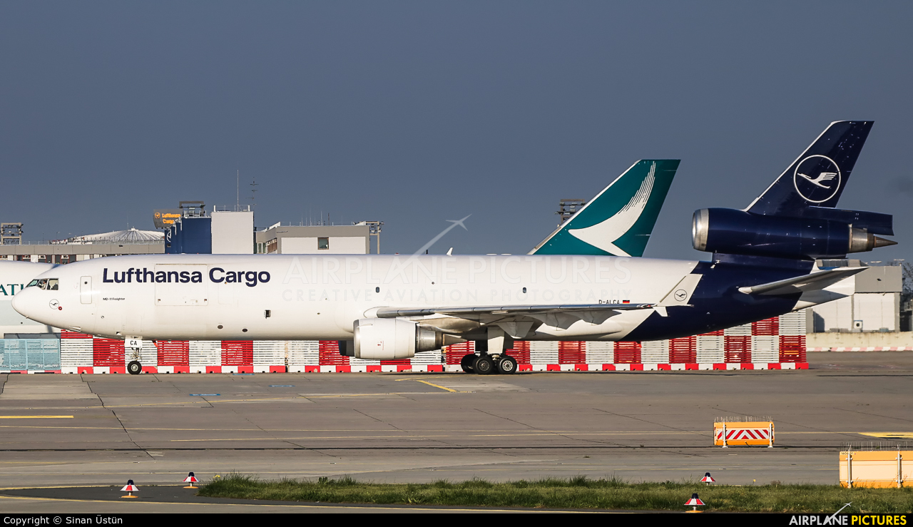 Lufthansa Cargo D-ALCA aircraft at Frankfurt