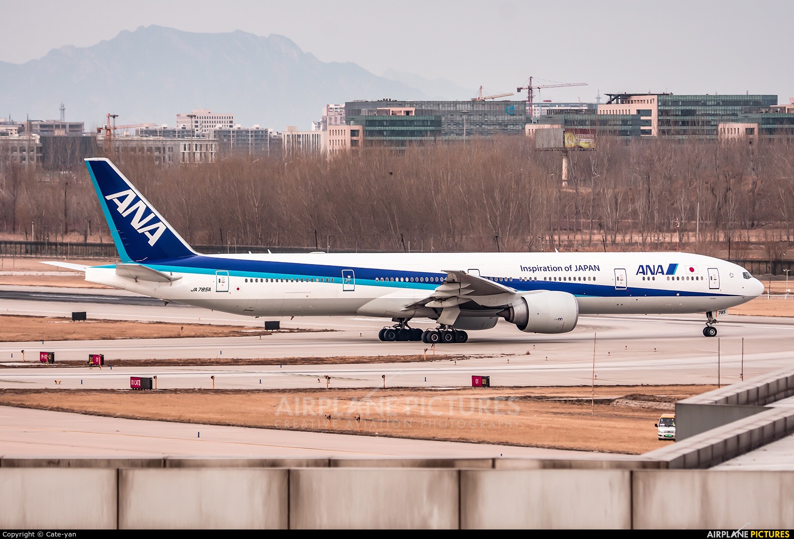 ANA - All Nippon Airways JA785A aircraft at Beijing - Capital