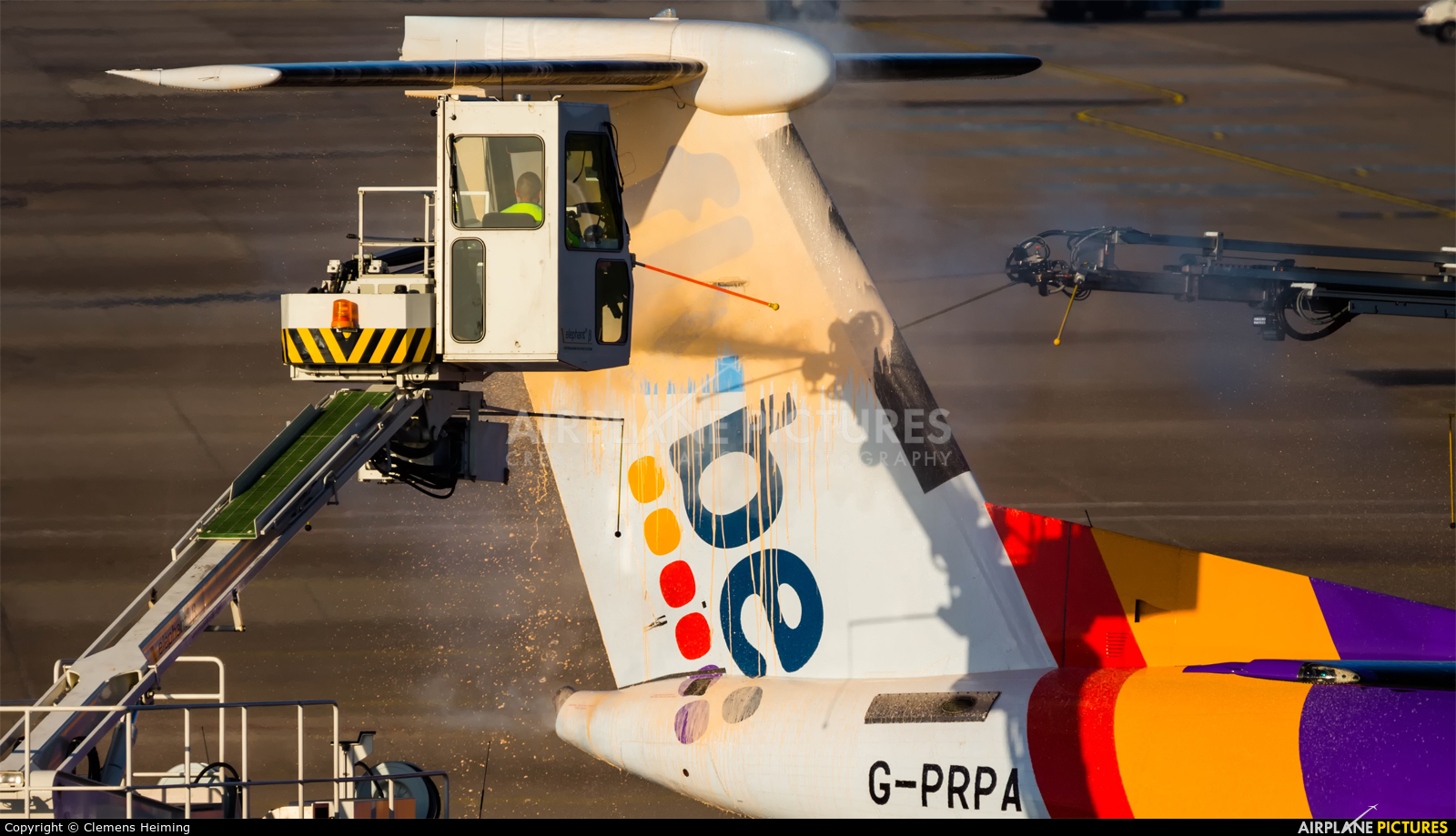 Flybe G-PRPA aircraft at Düsseldorf