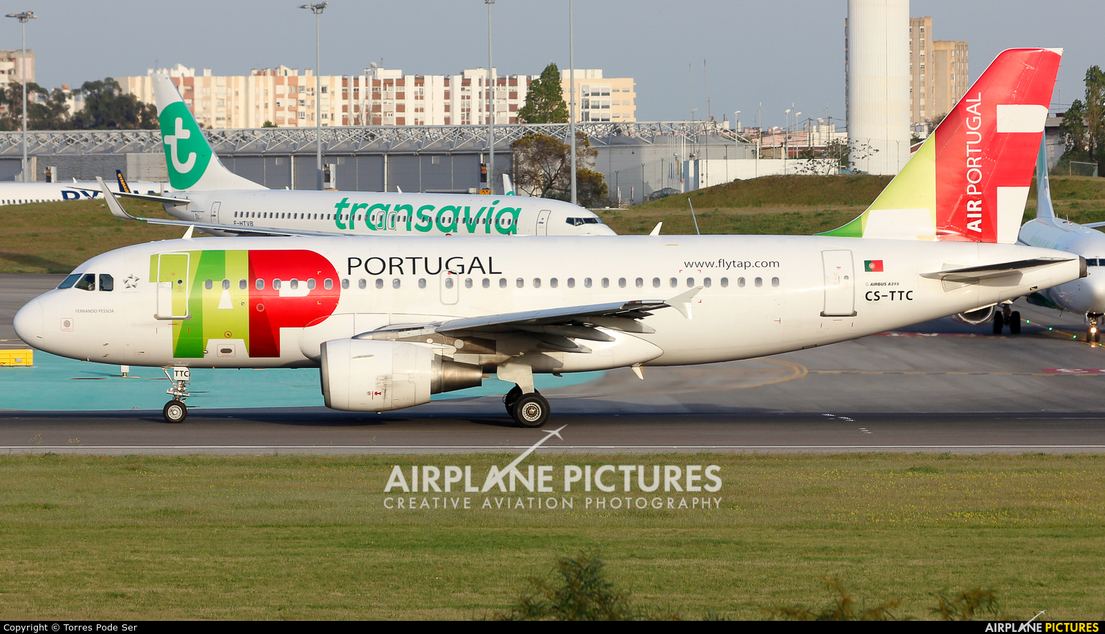 TAP Portugal CS-TTC aircraft at Lisbon