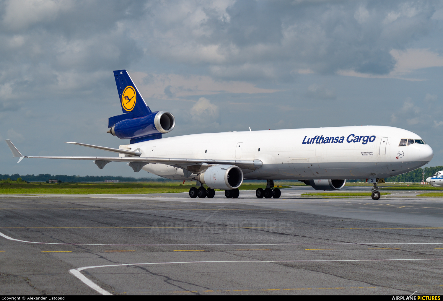 Lufthansa Cargo D-ALCE aircraft at Novosibirsk