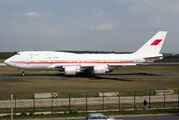Rare visit of Bahrain Amiri Flight B744 to Budapest title=