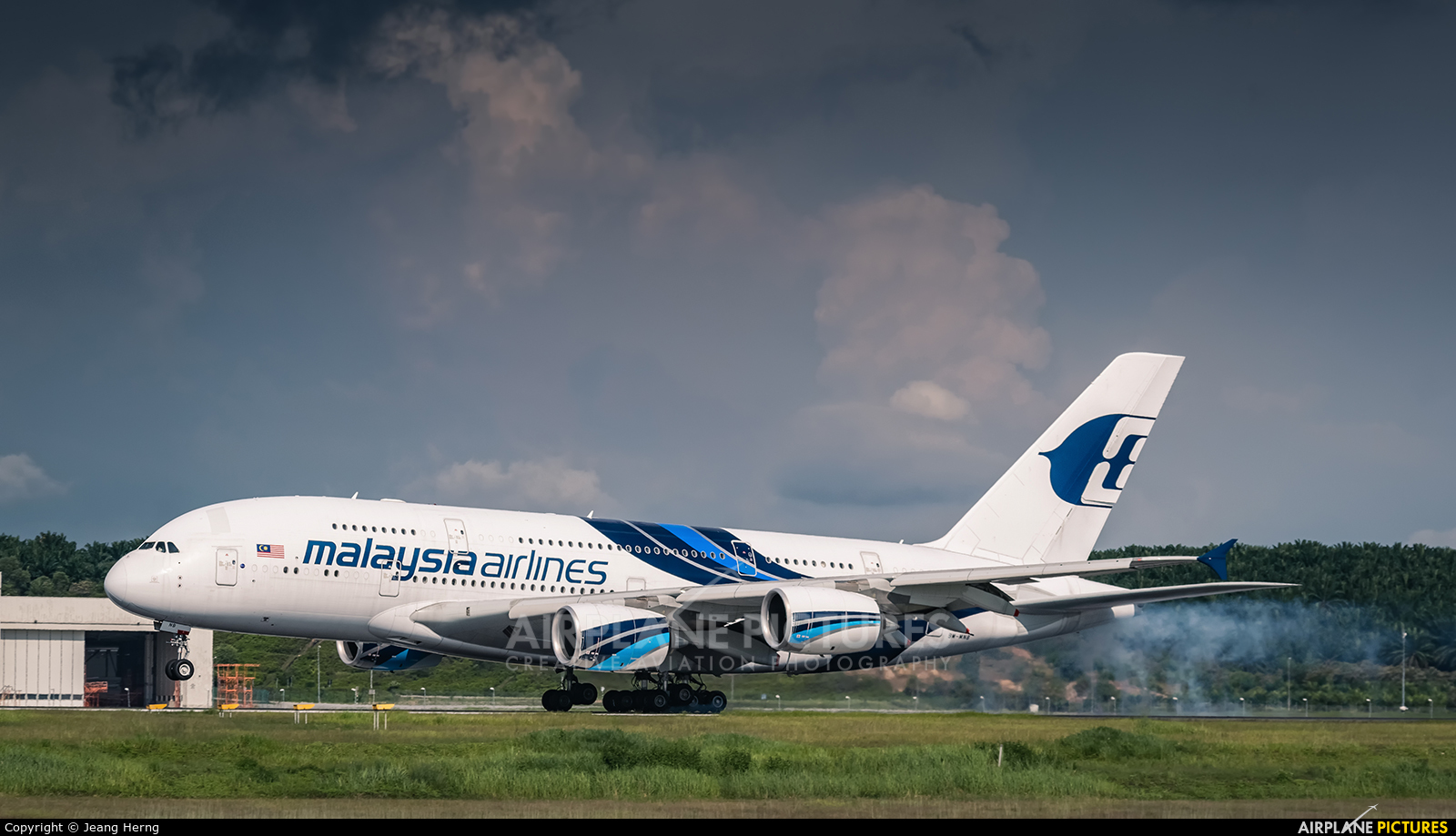 Malaysia Airlines 9M-MNB aircraft at Kuala Lumpur Intl