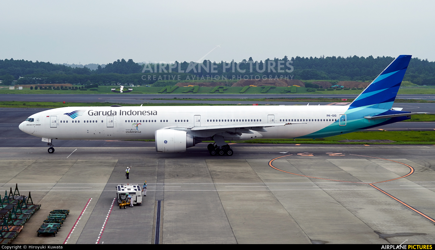 Pk Gig Garuda Indonesia Boeing 777 300er At Tokyo Narita Intl Photo Id 1188910 Airplane