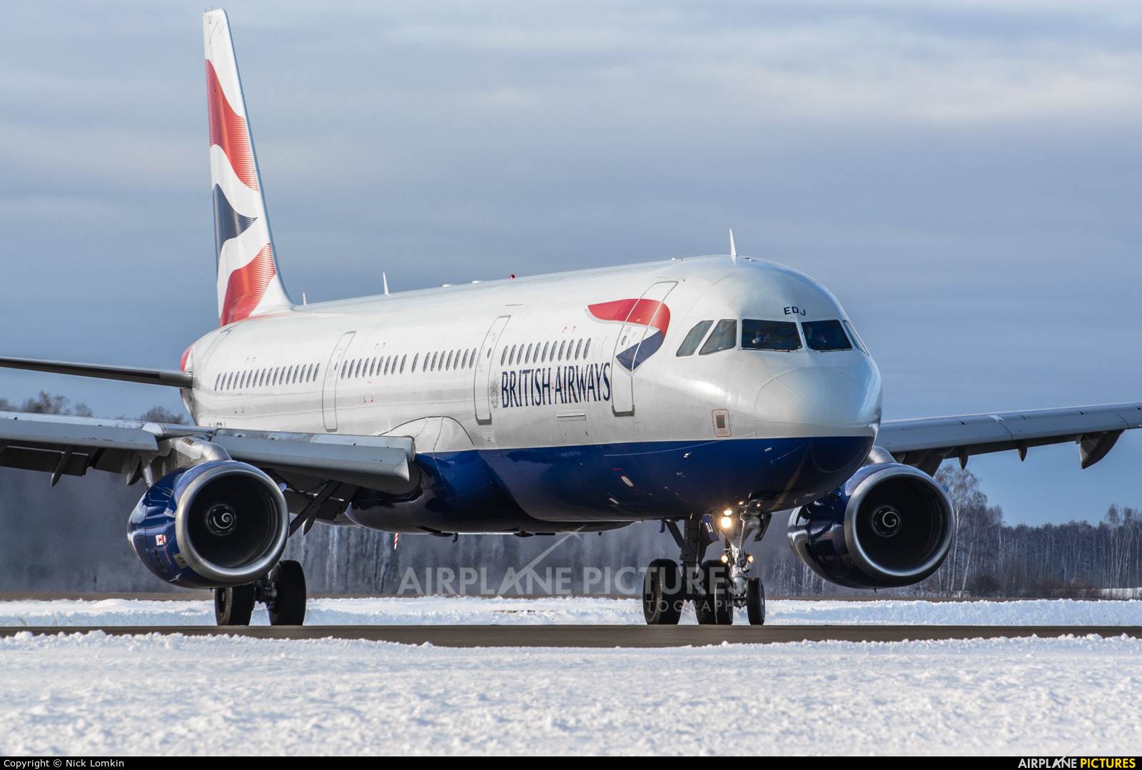 British Airways G-MEDJ aircraft at Moscow - Domodedovo